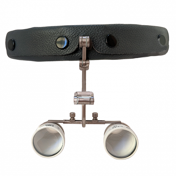 Бинокулярная лупа Heine C 2.3, рабочее расстояние 340 мм, крепление на обруч