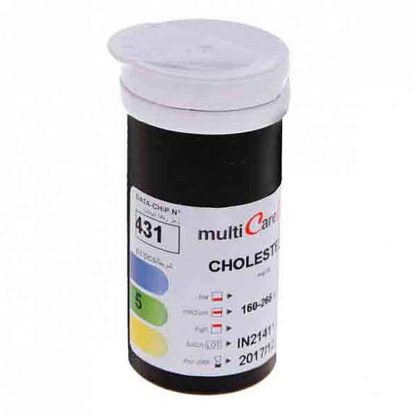 Тест-полоски Холестерин № 5 к анализатору MultiCare-in