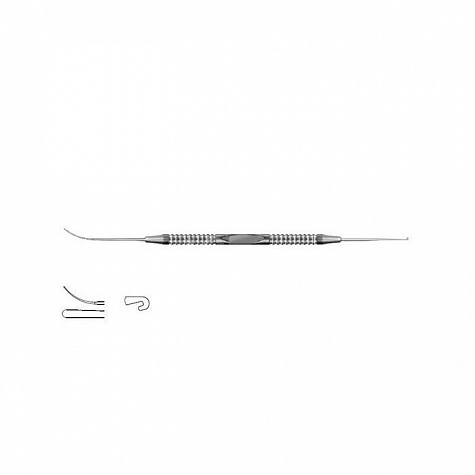 Крючок микрохирургический по VARADY № 3, круглая ручка ПТО Медтехника