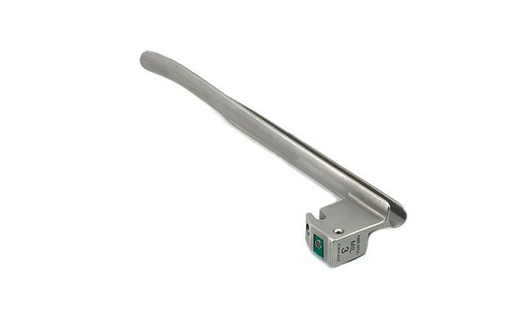 Клинок ларингоскопа Miller №3 прямой Fiber Optic Surgicon