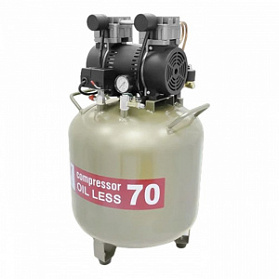 W-603 - безмасляный компрессор для 1-2 стоматологических установок с ресивером 70 л (130 л/мин)