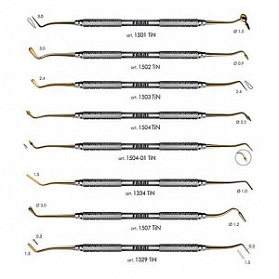 Набор для работы с композитами (8 инстр) Покрытие TiN (Арт: 1500-01 TiN)