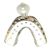 Ложка оттискная стоматологическая, металлическая, для нижней челюсти №2, Surgicon