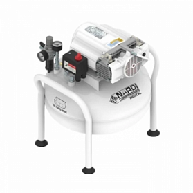 ESPRIT 2V 25L - безмасляный компрессор без кожуха, без осушителя, с ресивером 25 л