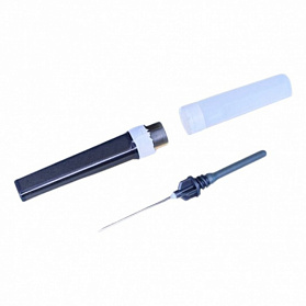 Материалы хирургические нерассасывающиеся шовные стерильные, ПОЛИПРОПИЛЕН MР 5 (USP 2), 75см, мононить синий нерассасывающийся, 20 шт/уп