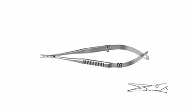 Ножницы для капсулотомии по Ваннасу S-5102