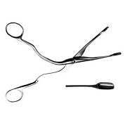 Щипцы носовые ложечные с овальным концом, 208 мм