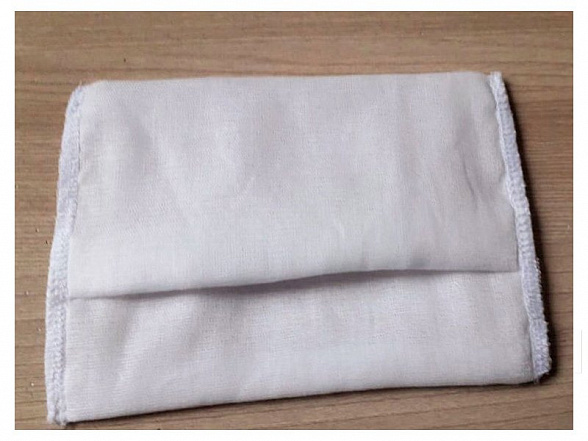 Комплект марлевых гигиенических масок (5 шт. + держатель)