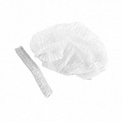 Шапочка типа шарлотта одноразовая (14г/кв.м, белый)