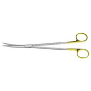 Ножницы METZENBAUM вертикально изогнутые твердосплавные 115 мм, ш.р.ч 1,5мм для мягких тканей ПТО Медтехника