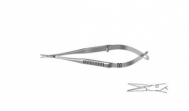 Ножницы для капсулотомии по Ваннасу S-5101
