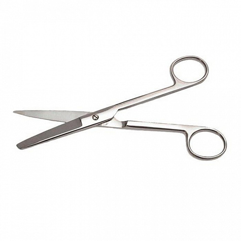 Ножницы с 1-м острым концом прямые 170 мм Sammar