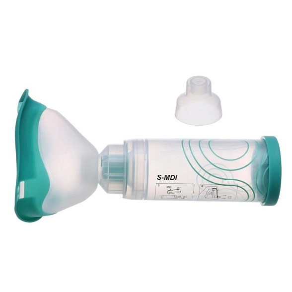 Камера/спейсер аэрозольная, клапанная proMedanz S-MDI с маской для взрослых