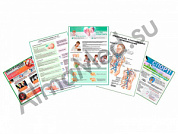Комплект плакатов для кабинета педиатра ламинированный А1/А2 (ламинированный	A2)