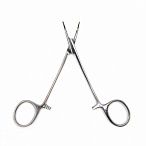 Зажим кровоостанавливающий "Москито", изогнутый для новорожденных, 127мм. Surgiwell