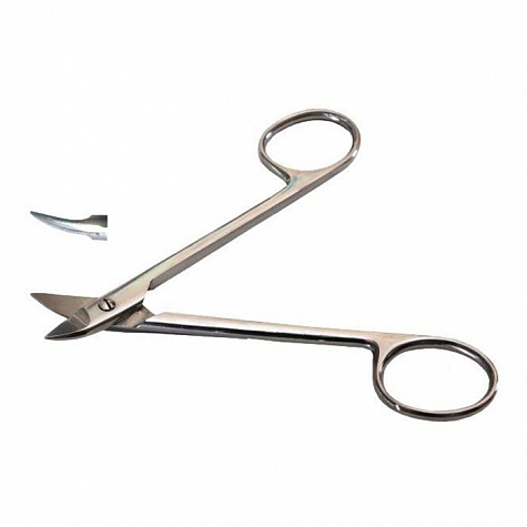 Ножницы для коронок вертикально - изогнутые, 125 мм