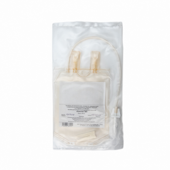 Контейнеры для компонентов крови, консервантов, кровезаменителей и инфузионных растворов "Компогем 300"