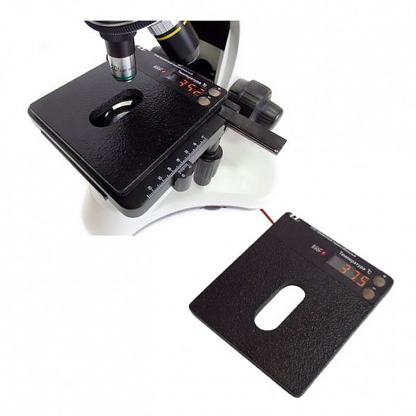 Столик с подогревом и термостабилизацией для микроскопов ТСТ-01