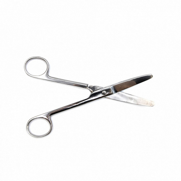 Ножницы тупоконечные, вертикально-изогнутые, 170 мм, Surgiwell