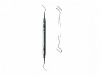 Кюрета стоматологическая, модель 4 длина 1,3 мм 17,5 см, пустотелая ручка KLS Martin