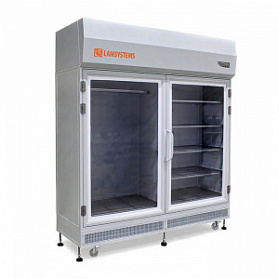 Шкаф стерильного хранения с распашными дверями (КД 442.120.03, штанга и 5 полок)