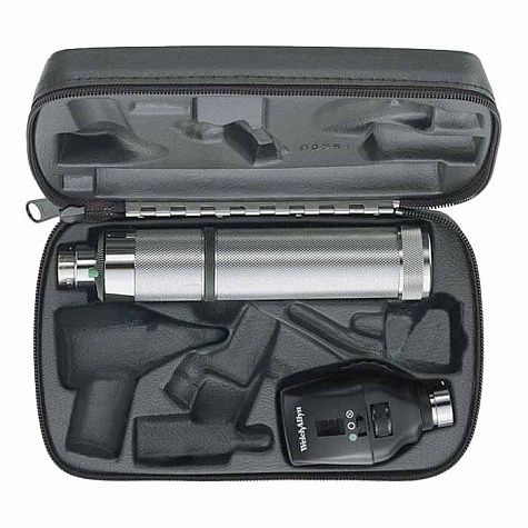 Офтальмоскоп Coaxial с принадлежностями: рукоятка на батарейках, кейс Welch Allyn