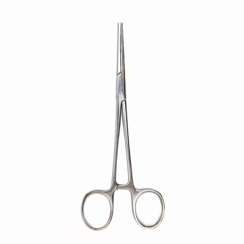 Зажим кровоостанавливающий, одно- и двузубый, зубчатый, прямой №2, 165 мм. Surgiwell