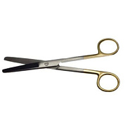 Ножницы медицинские твердосплавные тупоконечные прямые, 170 мм