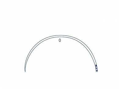 Игла хирургическая 0, серии PB-538 полукругая 1/2 окружности Medicor