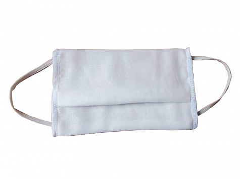 Комплект марлевых гигиенических масок (5 шт. + держатель)
