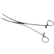 Зажим кровоостанавливающий зубчатый изогнутый №3 ПТО Медтехника