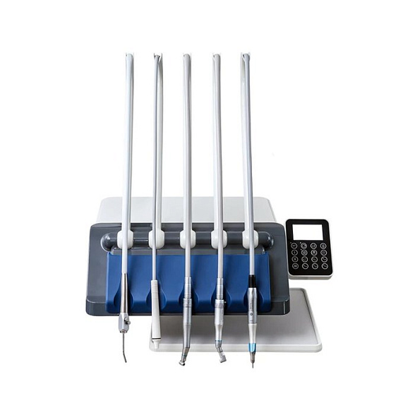 Комплект Woson: стоматологическая установка WOD550 + автоклав TANZO C23 NEW (23 л) + дистиллятор Drink (4 л) + запечатывающее устройство SEAL 100 (SELINA) + аппарат для смазки и чистки наконечников LUB909