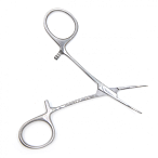 Зажим кровоостанавливающий зубчатый изогнутый 10 см Mikro-Mosquito Surgicon