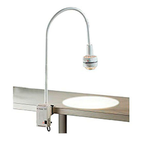 Светильник галогеновый HL 5000 с блоком крепления на стол Heine