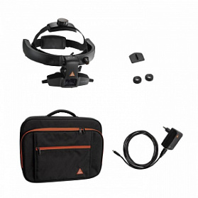 Офтальмоскоп OMEGA 600 LED, набор для студентов - учебное зеркало TM2, транспортировочный кейс