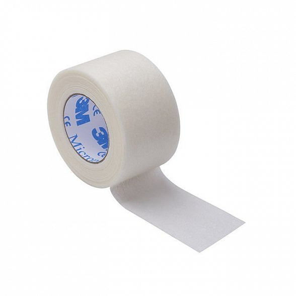 Пластырь Микропор гипоаллергенный цвет белый 2,5 см х 9,1 м 3M