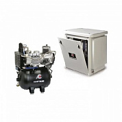 Cattani 45-238 - безмасляный компрессор для 3-х стоматологических установок с кожухом