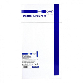 24 х 30 см (100 листов) - Синечувствительная Пленка медицинская для рентгенографии SFM общего назначения X-Ray BF, (Германия)