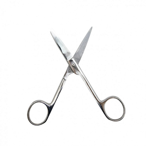 Ножницы медицинские твердосплавные с одним острым концом, прямые 140 мм, Surgiwell