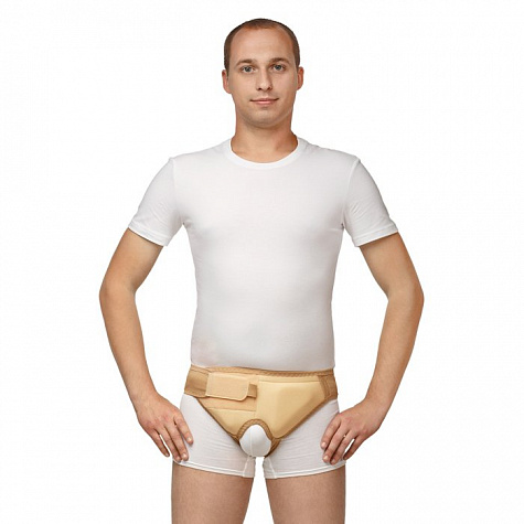 Бандаж фиксирующий грыжевый паховый двусторонний размер 2