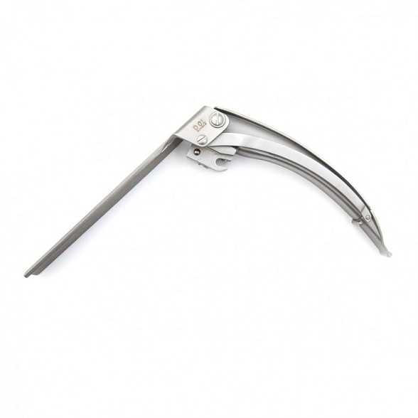 Клинок ларингоскопа MEGALIGHT FLAPLIGHT №3 F. O. с подвижным наконечником, с интегрированным световодом KaWe