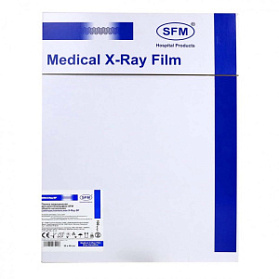 30 х 40 см (100 листов) - Синечувствительная Пленка медицинская для рентгенографии SFM общего назначения X-Ray BF, (Германия)