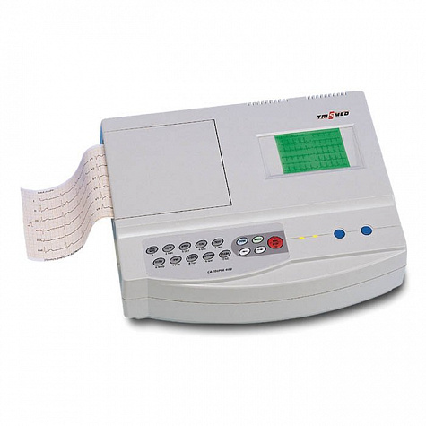 Электрокардиограф CARDIPIA-400 модель 406H (с интерпретацией), TRISMED