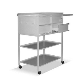 Стол-тележка манипуляционный с 4 ящиками
