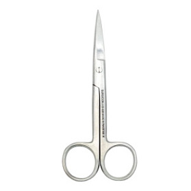 Ножницы с двумя острыми концами прямые, 140мм