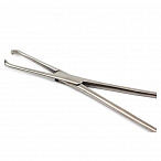 Зажим для захватывания кишечной стенки д/новор., 140 мм