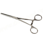 Зажим артериальный прямой Пеана, 166 мм (матир.)