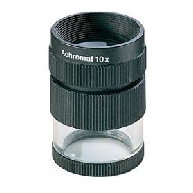 Лупа техническая ахроматическая со шкалой измерения настольная Eschenbach, диаметр 23 мм, 10.0х, 40.0 дптр