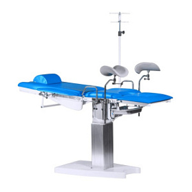 Кресло гинекологическое КГ-03 с электроприводами (изменение наклона спинки, сиденья и высоты сиденья (700/1060мм) при помощи 3-х электроприводов)