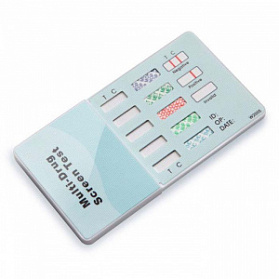 Тест на наркотики по моче МУЛЬТИ-10 НАРКОСТОП (MET, BZO, BAR, MOP, MTD, COC, AMP, THC, MDMA, PCP)